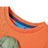 Sweatshirt para Criança C/ Estampa de Gorila Laranja-escuro 104