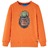 Sweatshirt para Criança C/ Estampa de Gorila Laranja-escuro 128