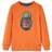 Sweatshirt para Criança C/ Estampa de Gorila Laranja-escuro 140