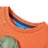 Sweatshirt para Criança C/ Estampa de Gorila Laranja-escuro 140