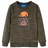 Sweatshirt para Criança C/ Estampa de Gorila Caqui-escuro Mesclado 140