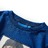 T-shirt Manga Comprida P/ Criança C/ Estampa de Tigre Azul-escuro 104