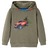 Sweatshirt com Capuz para Criança C/ Estampa de Jipe Cor Caqui 140