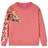 Sweatshirt para Criança com Girafa de Lantejoulas Rosa-velho 104
