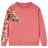Sweatshirt para Criança com Girafa de Lantejoulas Rosa-velho 128
