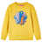 Sweatshirt para Criança com Pavão de Lantejoulas Ocre-escuro 92