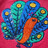 Sweatshirt para Criança com Pavão de Lantejoulas Rosa-brilhante 92