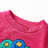 Sweatshirt para Criança com Pavão de Lantejoulas Rosa-brilhante 104