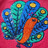 Sweatshirt para Criança com Pavão de Lantejoulas Rosa-brilhante 104