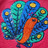 Sweatshirt para Criança com Pavão de Lantejoulas Rosa-brilhante 116