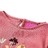 T-shirt Manga Comprida P/ Criança C/ Estampa de Flores Rosa-velho 128