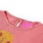 T-shirt Manga Comprida P/ Criança Estampa de Urso Rosa-velho 104