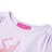 T-shirt Manga Comprida P/ Criança Estampa de Bailarina Lilás-claro 92