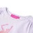 T-shirt Manga Comprida P/ Criança Estampa de Bailarina Lilás-claro 116