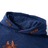 Sweatshirt com Carapuço para Criança Azul-marinho 92