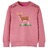 Sweatshirt para Criança Estampa de Veado Cor Framboesa 104