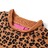 Sweatshirt de Criança com Estampa de Leopardo Conhaque-claro 140