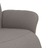 Cadeira Reclinável com Apoio de Pés Tecido Cinzento-acastanhado
