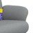 Cadeira de Massagens Reclinável C/ Apoio Pés Tecido Cinza-claro