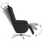 Cadeira Massagens Reclinável C/apoio Pés Couro Artificial Preto