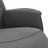 Cadeira Reclinável com Apoio de Pés Tecido Cinzento-escuro