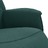 Cadeira Reclinável com Apoio de Pés Tecido Tecido Verde-escuro