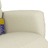 Cadeira Massagens Reclinável C/apoio Pés Couro Artificial Creme