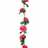 Grinaldas de Flores Artificiais 6 pcs 250 cm Vermelho Rosado