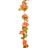 Grinaldas de Flores Artificiais 6 pcs 250 cm Laranja