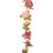 Grinaldas de Flores Artificiais 6 pcs 250 cm Vermelho Rosado