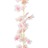 Grinaldas de Flores Artificiais 6 pcs 180 cm Rosa Claro