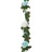 Grinaldas de Flores Artificiais 6 pcs 240 cm Azul e Branco