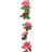 Grinaldas de Flores Artificiais 6 pcs 240 cm Rosa Avermelhado