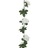Grinaldas de Flores Artificiais 6 pcs 240 cm Branco