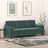Sofá 3 Lug. C/ Almofadas Decorativas 180 cm Veludo Verde-escuro