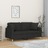 Sofá 2 Lugares + Almofadas Decorativas 140 cm Tecido Preto