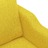 Conjunto de Sofás com Almofadões Tecido Amarelo-claro 3 pcs