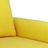 Conjunto de Sofás com Almofadões Veludo Amarelo 3 pcs