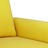 Conjunto de Sofás com Almofadões Veludo Amarelo 2 pcs
