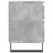 Mesa de Cabeceira 40x35x50cm Derivados Madeira Cinzento Cimento