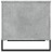 Mesa de Centro 60x44,5x45 cm Derivados Madeira Cinzento Cimento
