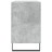 Sapateira 102x36x60 cm Derivados de Madeira Cinzento Cimento