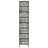 Estante 78,5x33x153 cm Derivados de Madeira Cinzento Sonoma