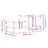 Mesa de Centro 100x50,5x45 cm Derivados de Madeira Cinza Sonoma