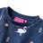 Vestido de Manga Comprida para Criança Estampa Cisne Azul-marinho 140