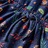 Vestido de Manga Comprida para Criança Estampa Folhas Azul-marinho 92