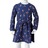 Vestido para Criança C/ Estampa de Cogumelos Azul-marinho 104