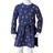 Vestido para Criança C/ Estampa de Cogumelos Azul-marinho 116