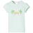T-shirt Infantil com Estampa de Arco-íris e Palmeira Menta-claro 128