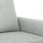 Sofá de 3 Lugares 180 cm Veludo Cinzento-claro